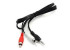 Storin 1.5 Meter Stereo Audio Male to 2 RCA Male Cable with 1 Year Plan (Black, 3.5 mm)